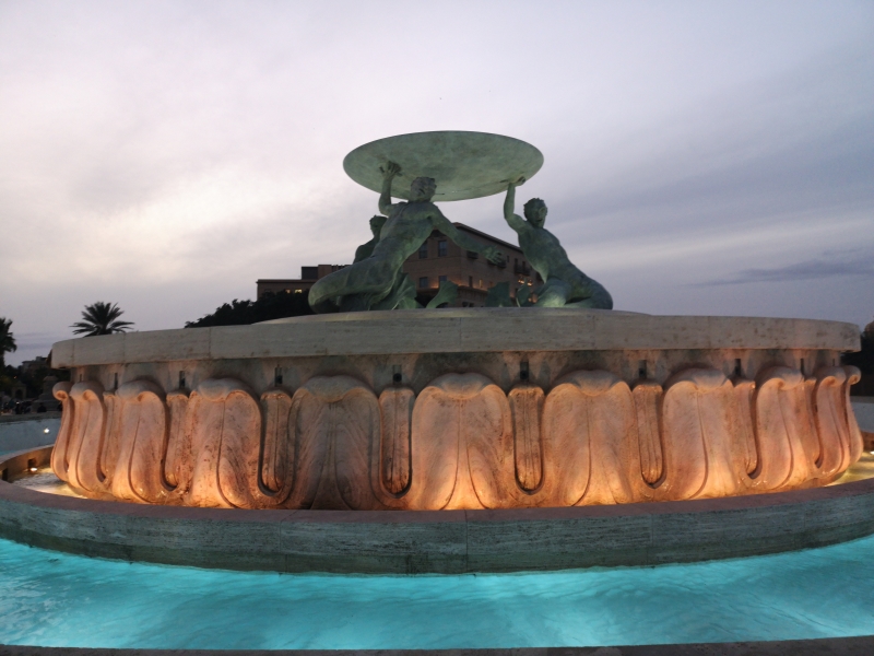 Triton Fountain Valletta
